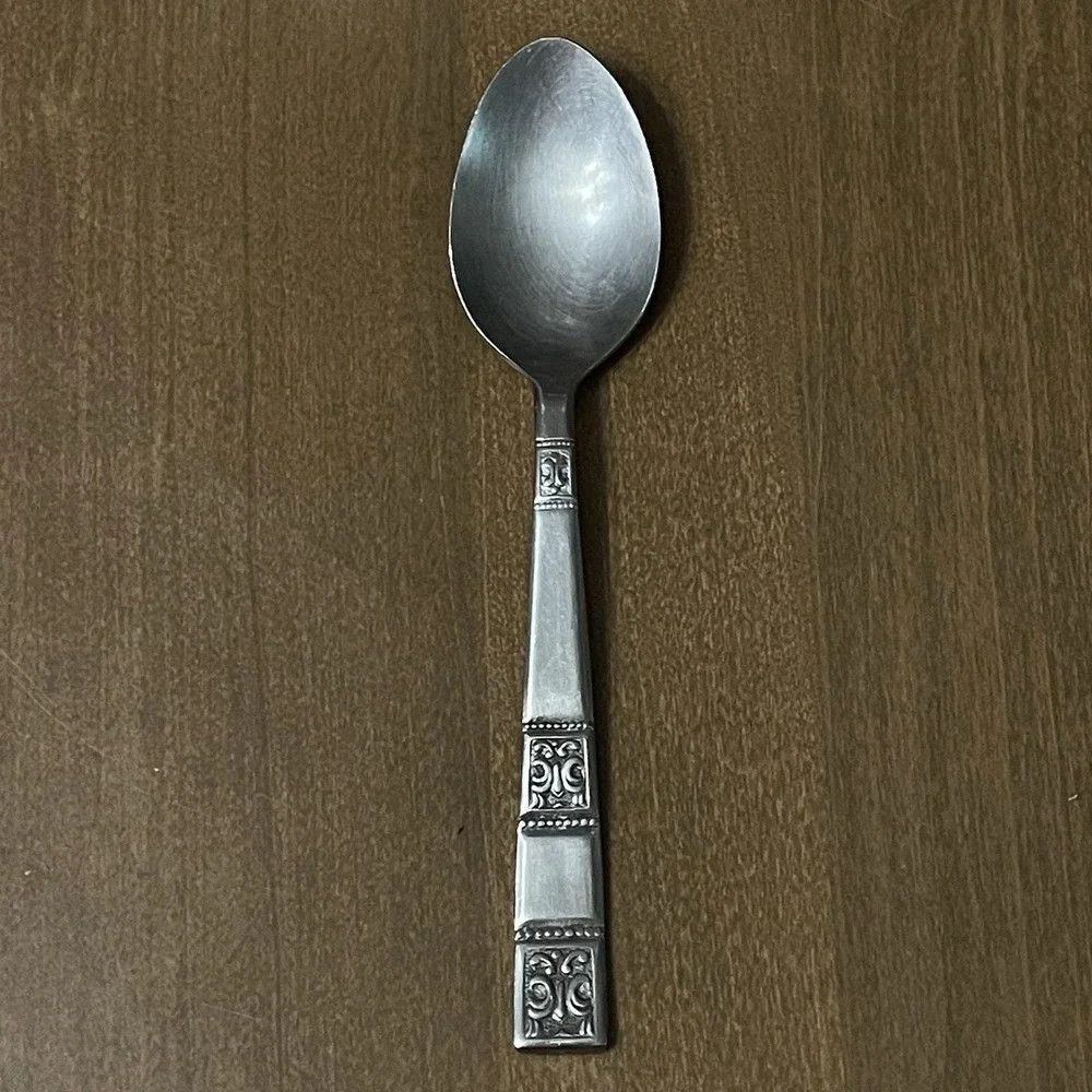 Vintage 1970s Towle Supreme Cutlery TWS74 Stainless Japan Teaspoon‎ 6